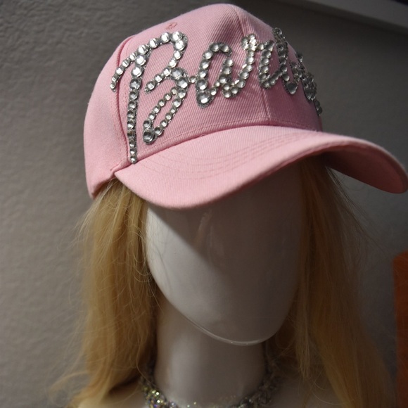 Pink Rhinestone Cap - Picture 5 of 7